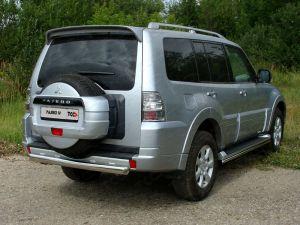 Защита задняя (центральная) 75х42 мм код MITPAJ413-07 для MITSUBISHI PAJERO IV 2013