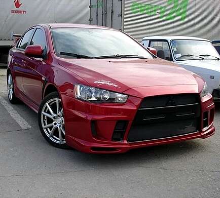 Бампер передний Extreme Mitsubishi Lancer X (2007-2016)  