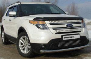 Защита переднего бампера труба диам.76мм, для авто Ford Explorer 2011-