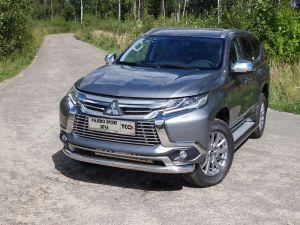 Защита передняя нижняя 76,1 мм код MITPASPOR16-19 для MITSUBISHI PAJERO SPORT 2016-