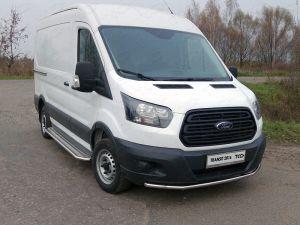 Защита передняя нижняя 42,4 мм код FORTRAN16-01 для FORD TRANSIT 2016-