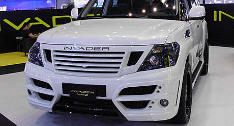 Аэродинамический обвес Invader N40 style для Nissan Patrol Y62 