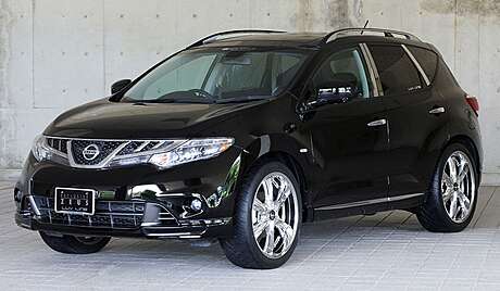 Аэродинамический обвес MzSpeed Luv Line для Nissan Murano (Z51) (с 02.2011 г.в.) (оригинал, Япония)