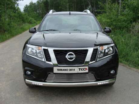 Решетка радиатора 12 мм код NISTER14-09 для NISSAN TERRANO 2014-