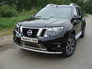 Защита передняя нижняя 60,3 мм код NISTER14-03 для авто Nissan Terrano 2013-