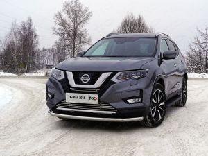 Защита передняя нижняя 60,3 мм код NISXTR18-21 для Nissan X-Trail T32 2018-