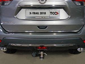 Накладка на заднюю дверь (лист зеркальный) код NISXTR18-11 для Nissan X-Trail T32 2018- 