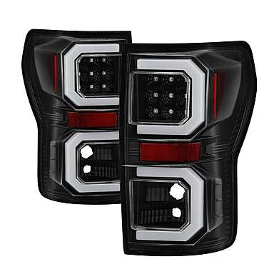 Задняя оптика диодная черная Spyder Auto 5085368 для Toyota Tundra 2007-2013