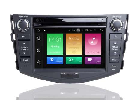 DVD магнитола штатная с навигацией Android 8.0 для Toyota RAV4 2006-2011