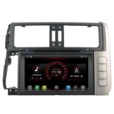 DVD магнитола штатная с навигацией Android 8.1 для Toyota Land Cruiser Prado 150 2010-2013