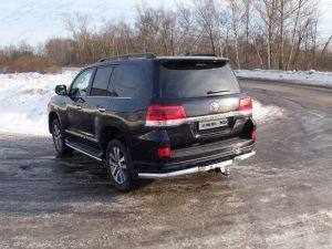 Защита задняя (уголки) 76,1 мм код TOYLC200EX16-24 для TOYOTA LAND CRUISER 200 Executive 2016-