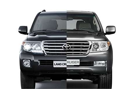 Комплект для переделки Toyota Land Cruiser 200 2008-2012 в рестайлинг Toyota Land Cruiser 200 2012-2014 