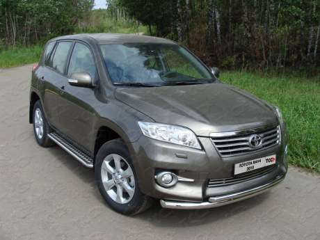 Защита передняя нижняя 60,3/42,4 мм код TOYRAV10-01 для TOYOTA RAV4 2010-2013