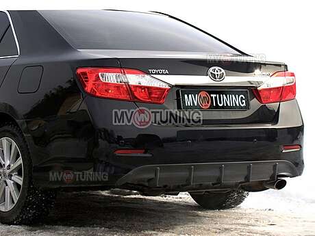 Диффузор заднего бампера var№1 под покраску MV-Tuning для Toyota Camry V50 2012-2014