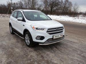 Защита передняя нижняя 60,3 мм код FORKUG17-17 для FORD KUGA 2016-