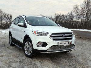 Защита передняя нижняя 42,4 мм код FORKUG17-35 для FORD KUGA 2016-