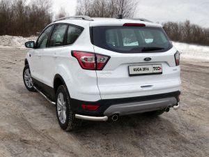 Защита задняя (уголки) 60,3 мм код FORKUG17-33 для FORD KUGA 2016-