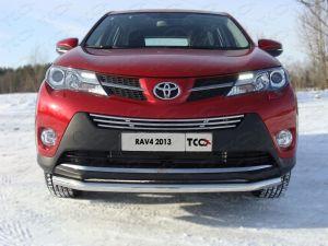 Решётка радиатора 16 мм для Тойота Rav4 2013-