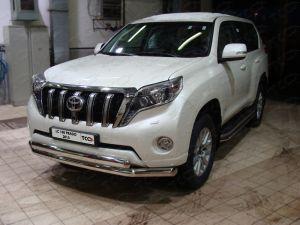 Защита передняя нижняя 76,1/75 мм TOYLCPR150-01 для TOYOTA LAND CRUISER PRADO 150 2013-