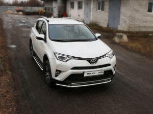 Защита передняя нижняя 60,3 мм код TOYRAV15-20 для TOYOTA RAV4 2015-