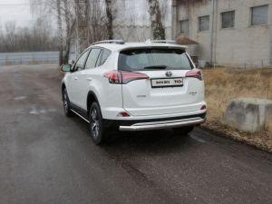 Защита задняя (центральная) 75х42 мм код TOYRAV15-29 для TOYOTA RAV4 2015-