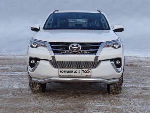 Защита передняя (волна) 76,1 мм код TOYFORT17-21 для TOYOTA FORTUNER 2017-