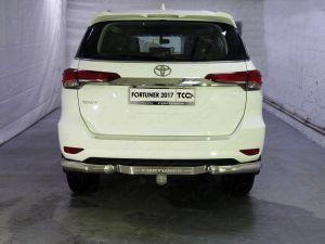 Защита задняя (уголки) 76,1 мм код TOYFORT17-33 для TOYOTA FORTUNER 2017-