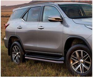 Окантовка штатных подножек диам.50мм, нержавейка, для авто Toyota Fortuner 2017-