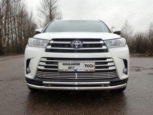 Решётка радиатора 16 мм код TOYHIGHL17-37 для TOYOTA HIGHLANDER 2017-