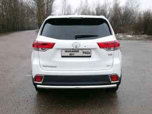 Защита задняя 60,3 мм код TOYHIGHL17-32 для TOYOTA HIGHLANDER 2017- 