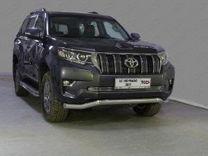 Защита передняя (волна) 76,1 мм код TOYLC15017-17 для Toyota Land Cruiser Prado 150 2017-