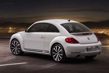 Спойлер на крышку багажника под покраску для Volkswagen Beetle 2012-2019