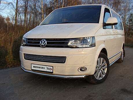 Защита передняя нижняя 60,3 мм VWMULT13-02 для Volkswagen Multivan (T5) 2010-2015