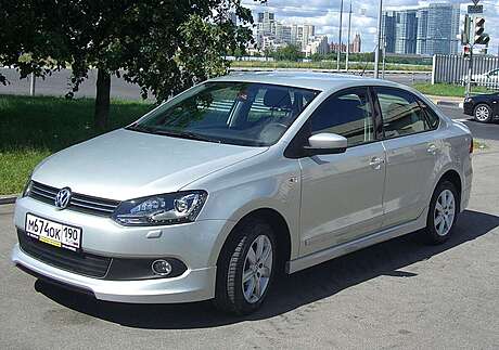 Пороги под покраску комплект 2шт. MV-Tuning для Volkswagen Polo Sedan 2010-2019