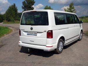 Защита задняя (уголки) 42,4 мм код VWCARAV17-24 для VOLKSWAGEN CARAVELLE 2017- 