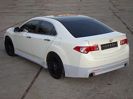 Юбка заднего бампера Mugen Style Honda Accord 8 (VIII) / Acura TSX (CU2) (2008-2013)