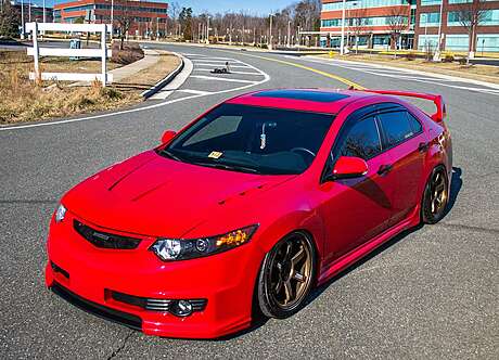 Капот пластиковый var №2 "Agressive Sport" Honda Accord VIII / Acura TSX (CU2) (2008-2013)