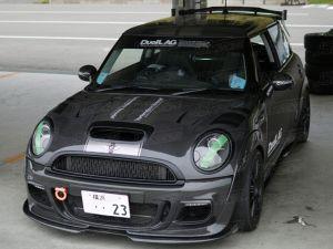 Накладка на передний бампер карбоновая AG STYLE для MINI COOPER S R56 R57 2006-2013 