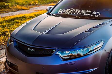 Капот пластиковый var №1 "Agressive Waterproof" Honda Accord 8(VIII) / Acura TSX (CU2) (2008-2013)