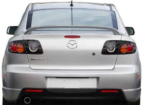 Спойлер на крышку багажника под покраску Sport для Mazda 3 Sedan 2003-2008