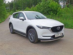 Защита передняя нижняя 42,4 мм код MAZCX517-35 для MAZDA CX5 2017-