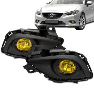 Противотуманные фары OEM Yellow Style для Mazda 6 2013-2015