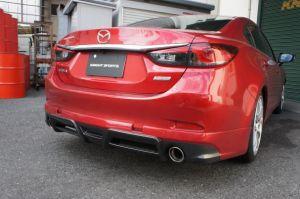 Юбка задняя Knight Sports для Mazda 6 и Mazda Atenza в кузове GJ (2012- ).