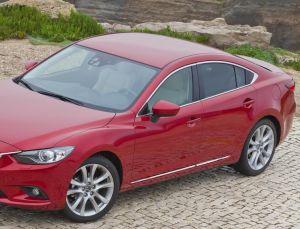 Молдинги на двери хромированные для MAZDA 6 (2013-) 