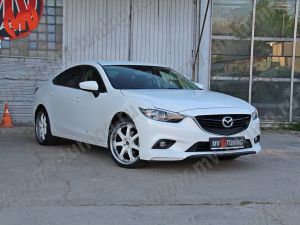 Клыки переднего бампера Lite Style Mazda 6 / Atenza GJ (2013, 2014, 2015)