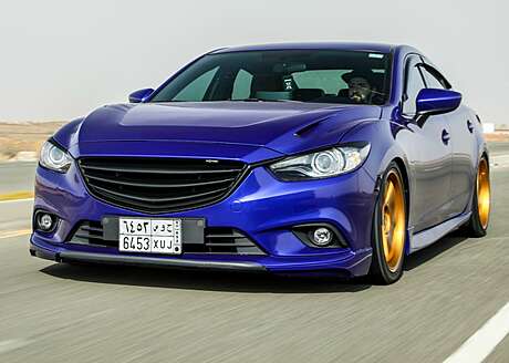 Капот с глухими жабрами SkyActivSport для Mazda 6 / Atenza GJ 2012-2019