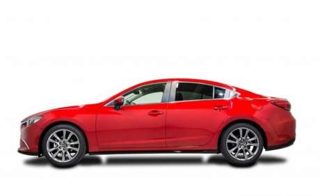 Накладки на пороги Brilliant Black оригинал QGJ1-51-P10-PZ для Mazda 6 Saloon 2013-2016