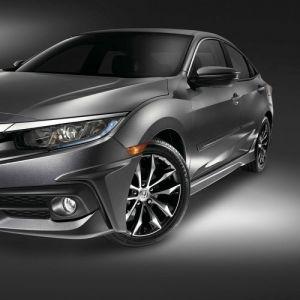 Пороги Sport оригинал для Honda Civic Sedan 2016-