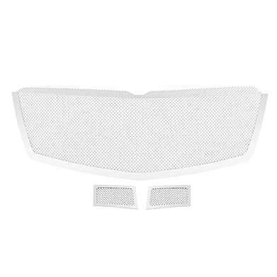 Решетка радиатора и решетки в бампер стальные с хромированной сеткой 2шт. для Cadillac Escalade 2007-2014