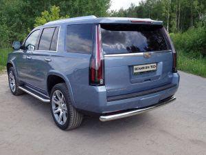 Защита задняя 76,1 мм код CADESC15-17 для CADILLAC ESCALADE 2015-